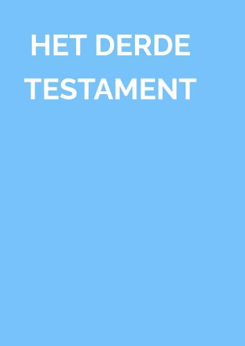 Het Derde Testament in Boekvorm